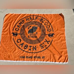Percy Jackson Athena Orange Camp Half-Blood Banner/Flag